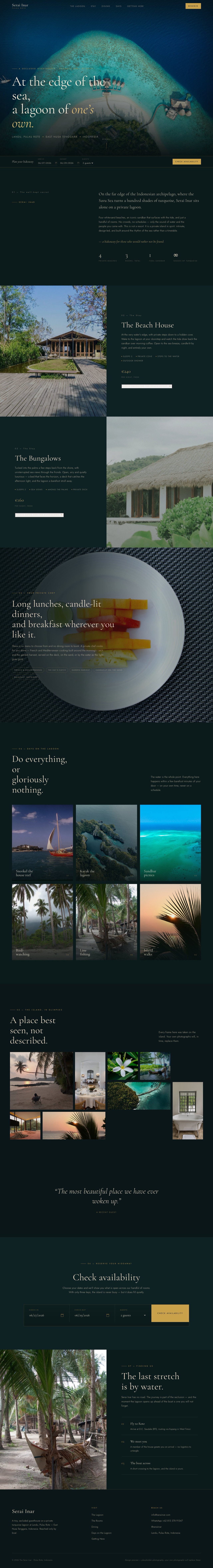 Hideaway — cinematic dark design preview